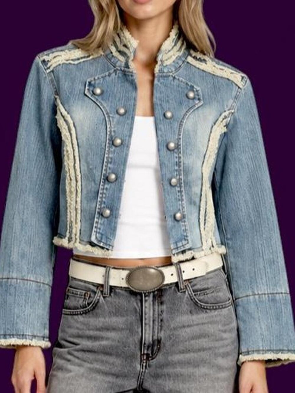 Vintage Helium Cropped Military Jacket 2000's- Rare